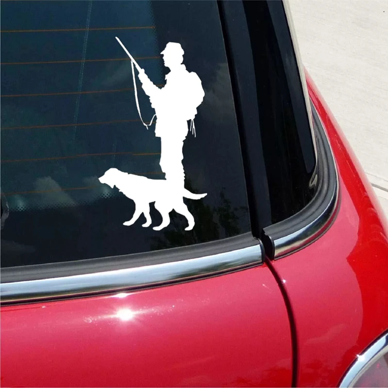 

Fashion Hunting Funny Car Sticker Vinyl Decal For Bumper Window Waterproof 2021 Sunscreen Car Decoration Accessories KK18*9cm