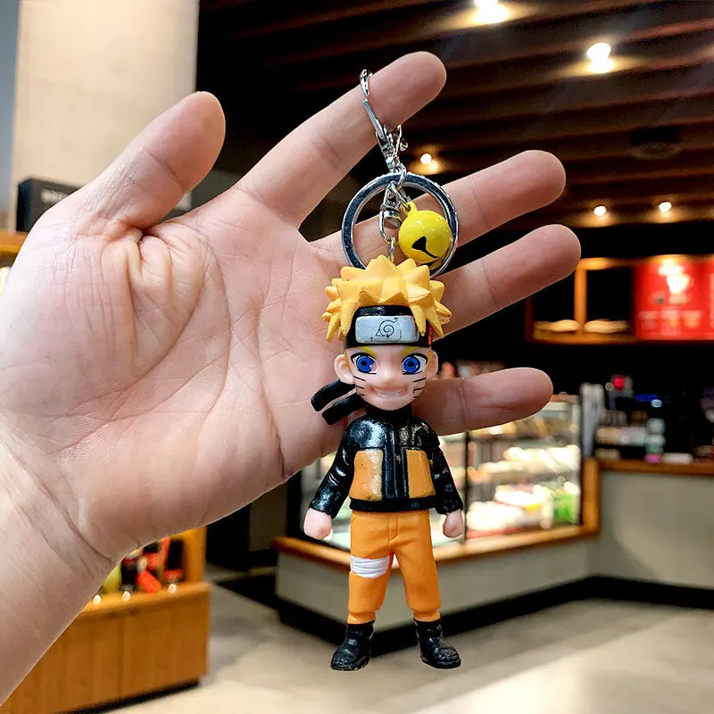 

Classic Anime Naruto Keychains Ring Cartoon Naruto Shippuden Q Version Characters Resin Doll Toy Pendant Keychain Ornaments Gift