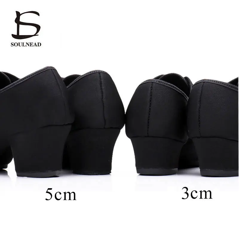 Jazz Latin Dance Shoes Women Salsa Tango Dancing Shoe Girls Lady's Black Size 34-42 Training Modern Woman Ballroom Dance Sneaker