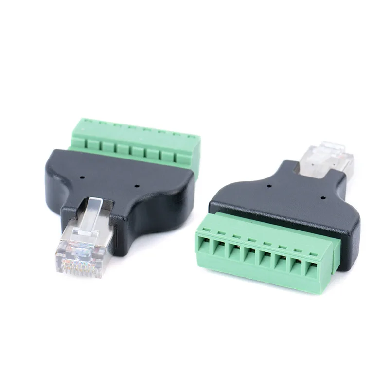Адаптер RJ45 Ethernet Male к 8 контактному AV терминалу|Кабели VGA| |