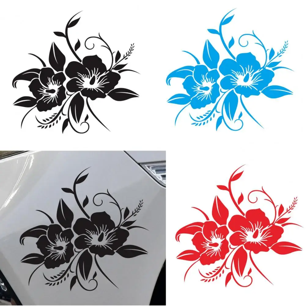 Автомобильная наклейка с цветами цветов автомобильная бампер для грузовика