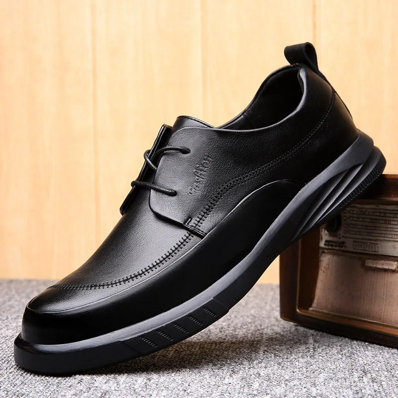 

Mazefeng Business Luxury OXford Shoes Men Breathable PU Leather Shoes Rubber Formal Dress Shoes Male Office Party Wedding Shoes