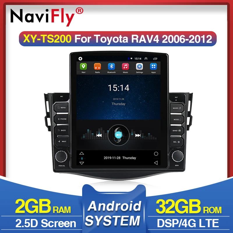 Автомагнитола с дисплеем 9 7 &quot мультимедийный проигрыватель на Android 4G LTE DSP GPS Wi-Fi