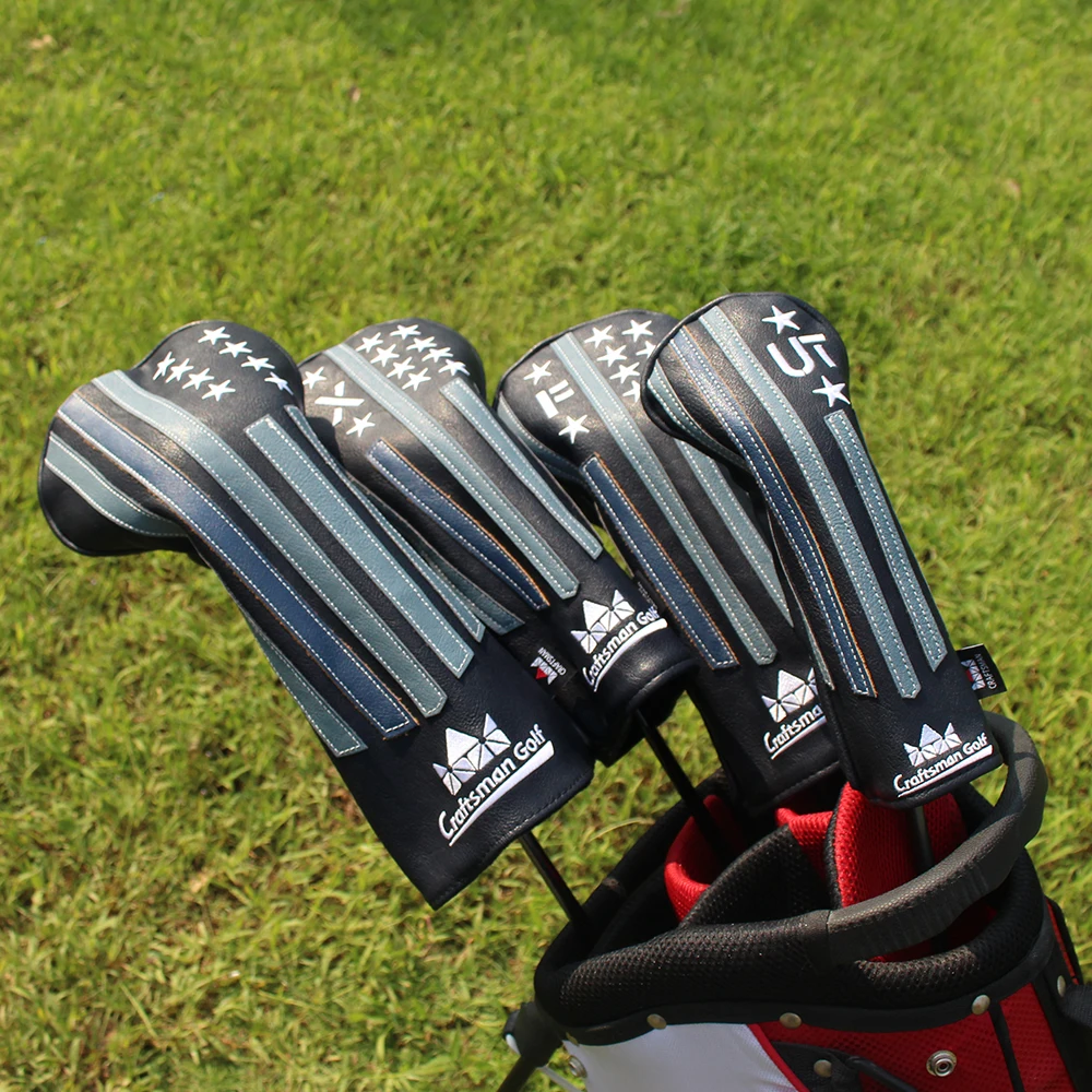 Craftsman Golf Wood длинный Чехол Набор для водителя фарватера Гибридный UT утилита