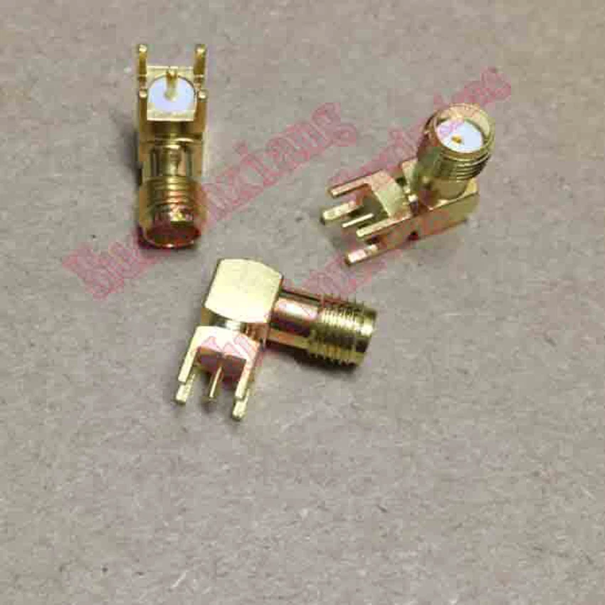 20 шт./лот SMA KWE муфтовый стыковочный переводник/разъем правый угол РЧ коаксиальный