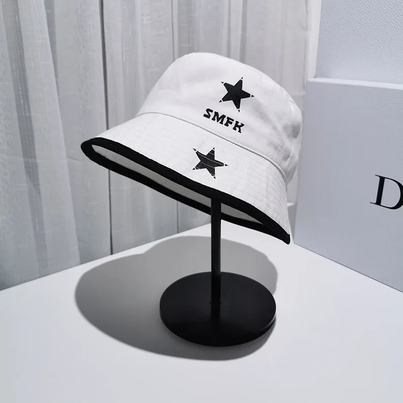 

2020 Spring Decoration Denim Bucket Hats Women Men's Panama Hat Fishing Hat Shopping Travel Sun Hat Fisherman Cap For Woman