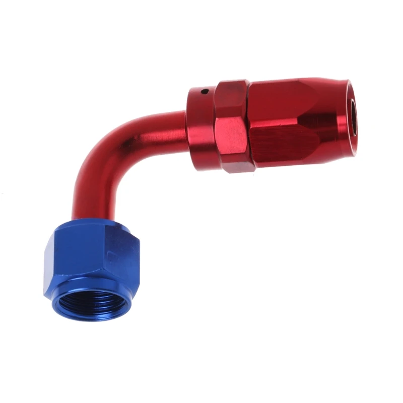 

AN8 8 AN 0 Degree Reusable Straight Swivel Seal Braided Hose End Fitting Adapter