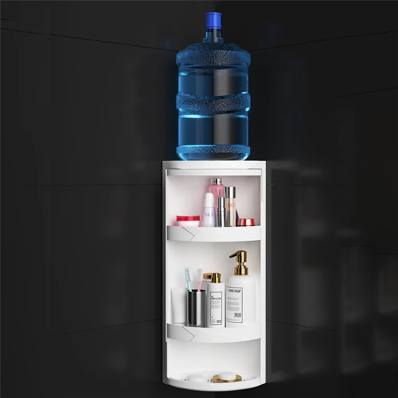 

PEISI Punch-free Bathroom Shelf Wall Mounted Shower Gel Shower Organizer Storage Rack Home Kitchen Bathroom Accessories Set