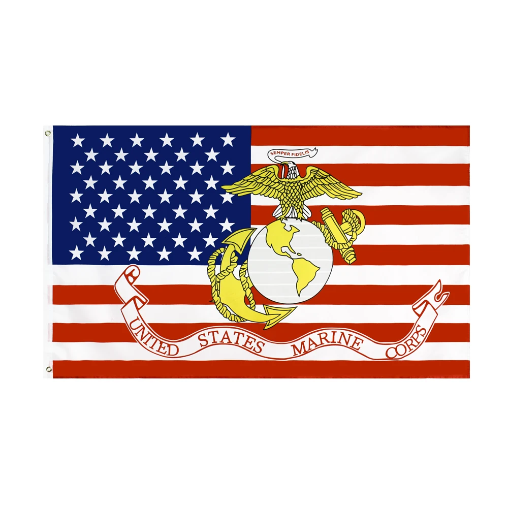 60x90/90x150 см американская армия США Морская пехота USMC флаг | Дом и сад