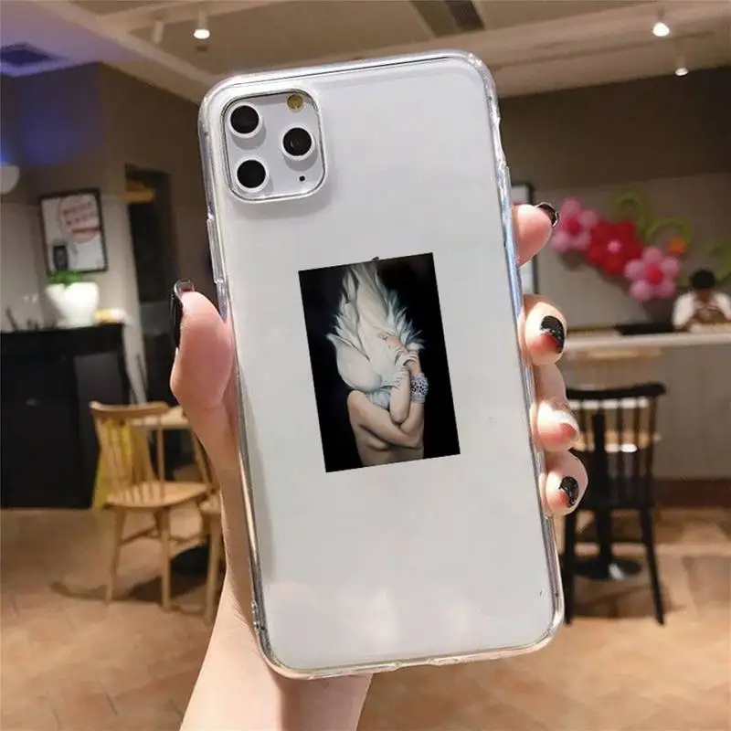 

Fashion design flowers women Phone Case Transparent soft For iphone 5 5s 5c se 6 6s 7 8 11 12 plus mini x xs xr pro max