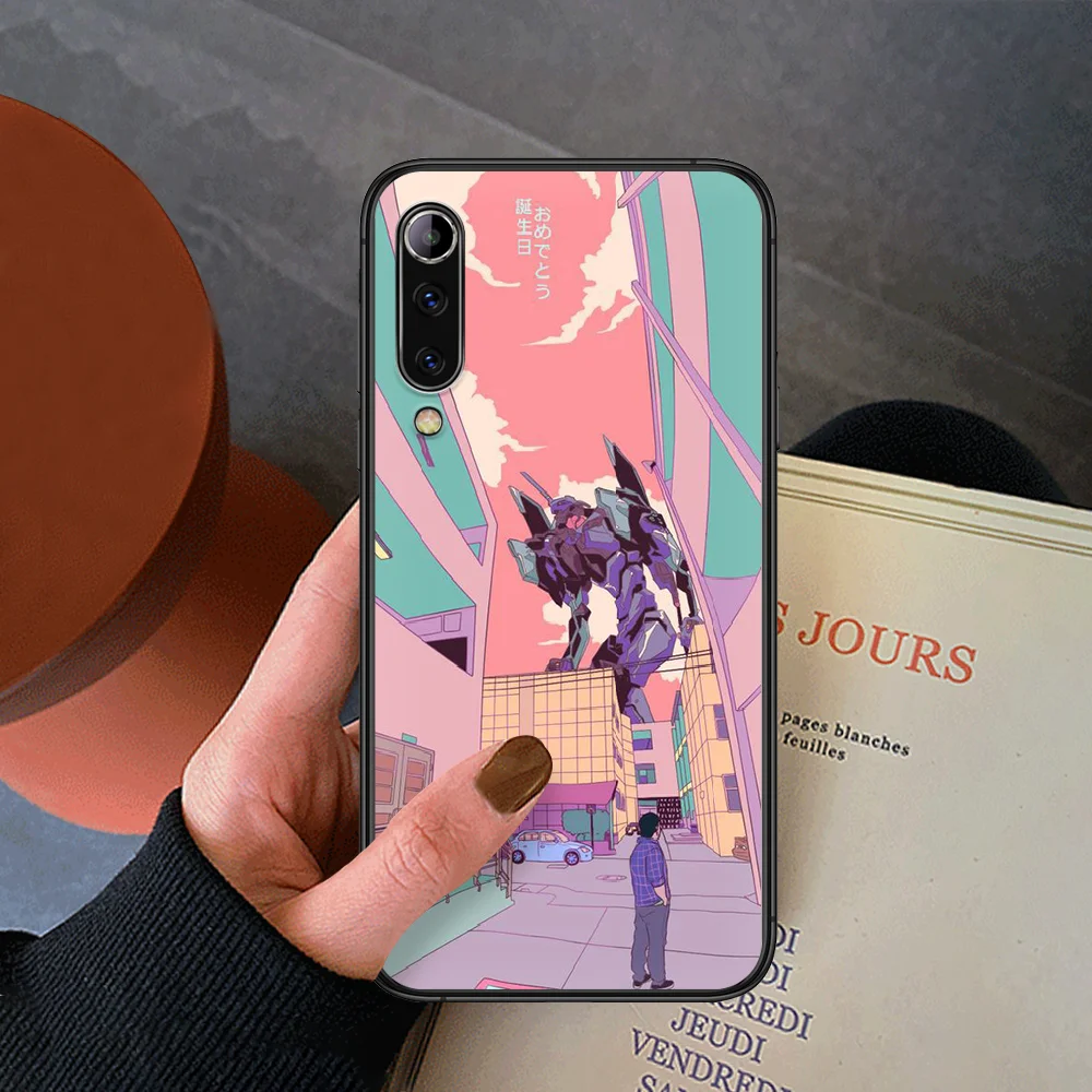 

Genesis Evangelion NGE EVA Phone Case For Xiaomi Mi Note 10 A3 9 MAX 3 A2 8 9 Lite Pro Ultra black Prime Painting Back Silicone