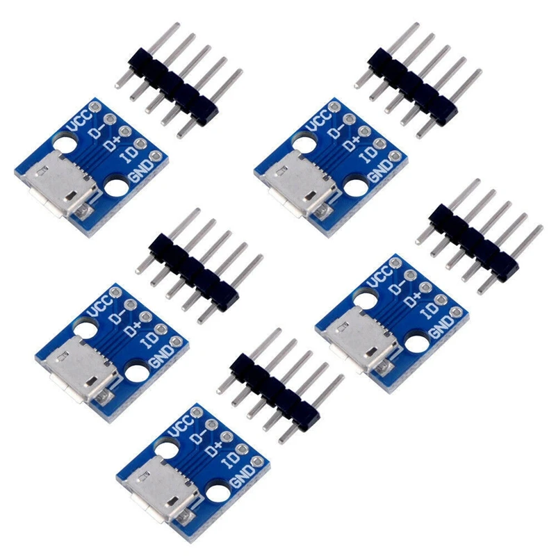 

Плата Micro- USB CJMCU 5 В 5 шт., адаптер выключателя питания, модуль прерывания