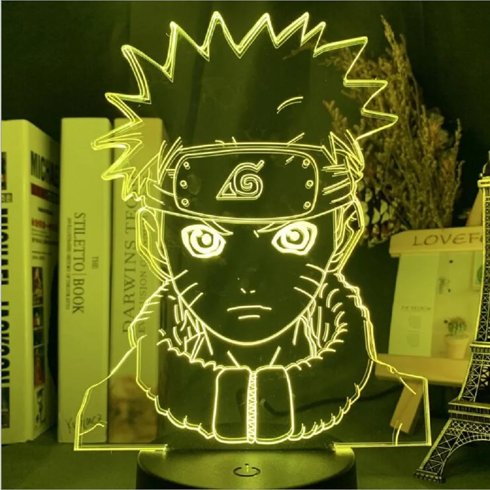 

Acrylic 3D light is suitable for children's LED animation light character night light bedroom decoration light with controller
