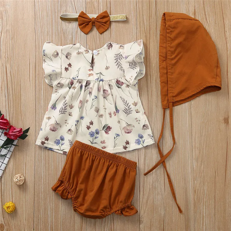 2020 летняя одежда для новорожденных девочек майка без рукавов с буквенным принтом