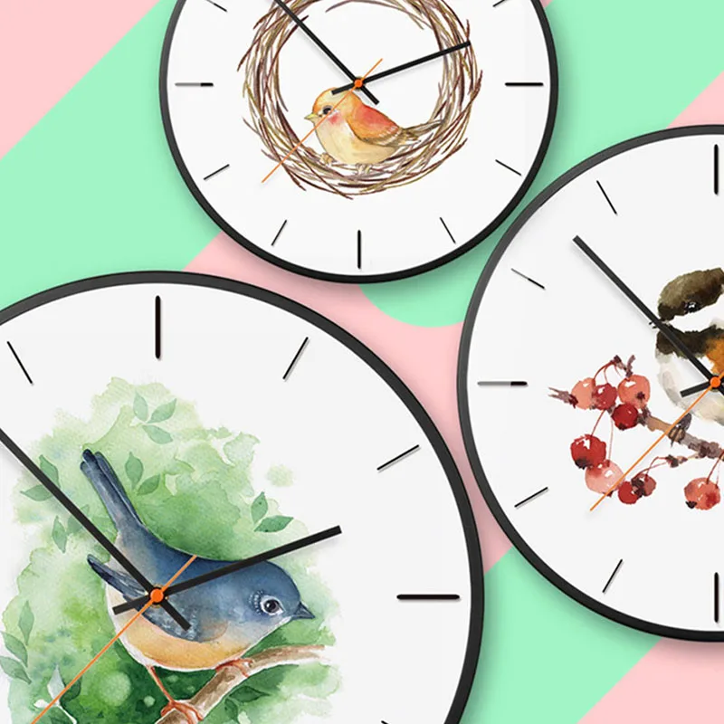 Настенные часы бесшумные механические настенные современный дизайн цифровые