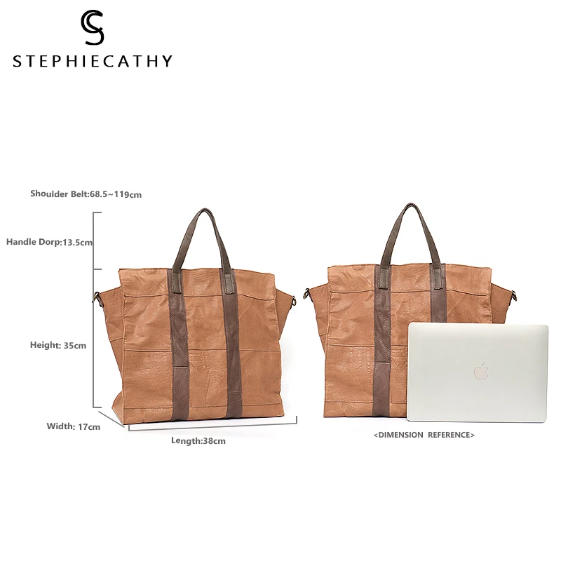 SC большая сумка-тоут из натуральной кожи для женщин винтажные кожаные сумки в