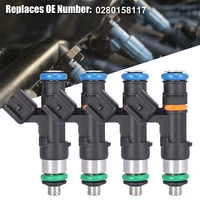 4pcs top feed high performance 48mm ev14 1000cc e85 high impedance flow matched fuel injector 0280 158 117 0280158117 for toyota
