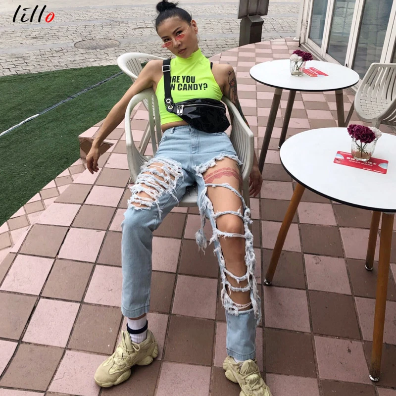 Женские сексуальные джинсы с завышенной талией женские универсальные большими