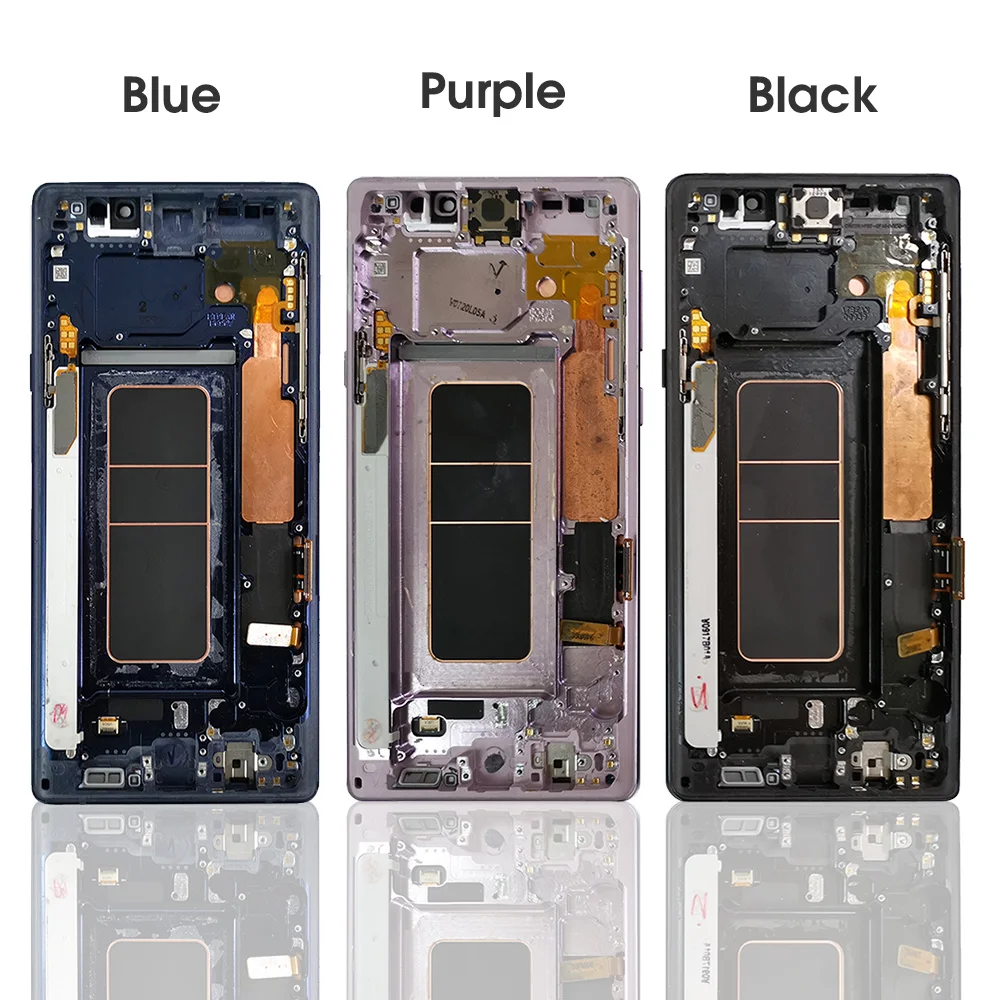 Pantalla LCD Super AMOLED de 6,4 pulgadas para Samsung Galaxy Note 9, montaje de digitalizador con cristal trasero, N960, N960F-5