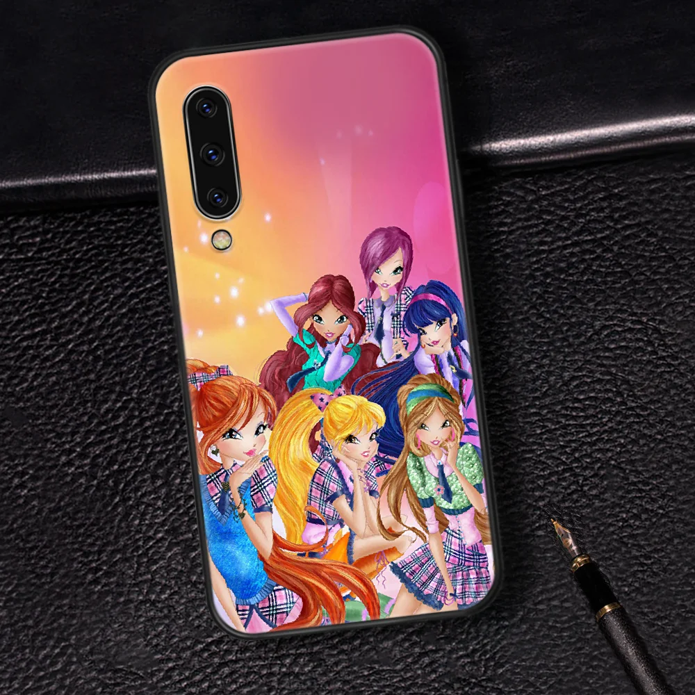 

Winx Club Cute Girl Phone Case Cover For Samsung Galaxy A7 8 10 20 20e 21 30 30S 31 41 50 50S 51 70 71 91 black Back Silicone