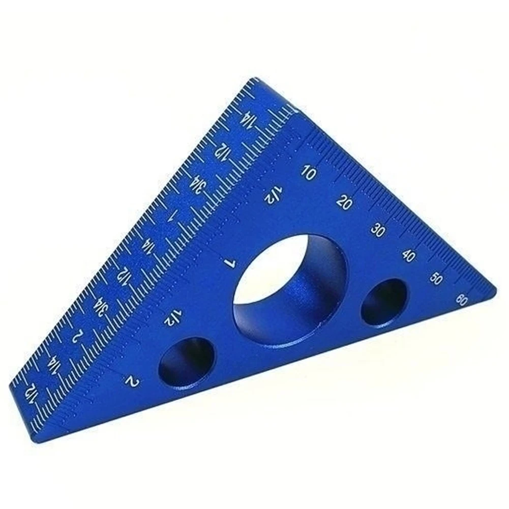 

DIY Woodworking Triangle Ruler Height Measuring Gauging Woodworking Tools Aluminum Alloy Right Angle Ruler Industrial Large Size