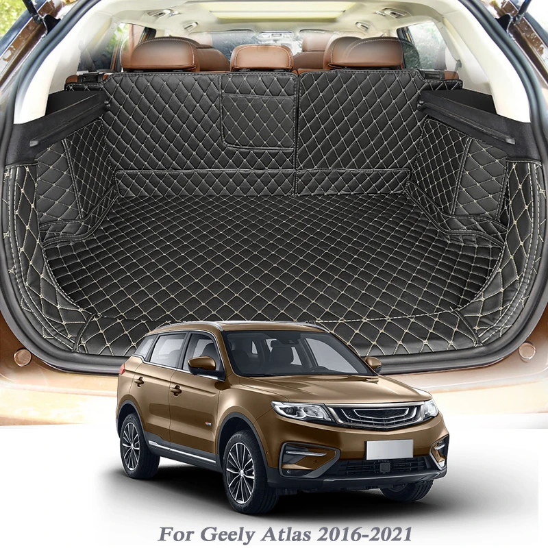 

Автомобильный коврик для багажника Geely Atlas из искусственной кожи-2016, 2021