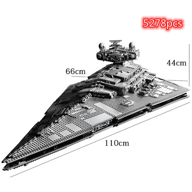 

NO.81098 5278Pcs Imperial Super Star Destroyer Star Plan Series War Ship Building Blocks Set Kids Toys For Children Gift Bricks