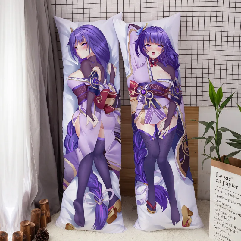 

Genshin Impact Beelzebul Raiden Ei Shogun Dakimakura Pillow Case Cosplay Hugging Body Cartoon Accessories
