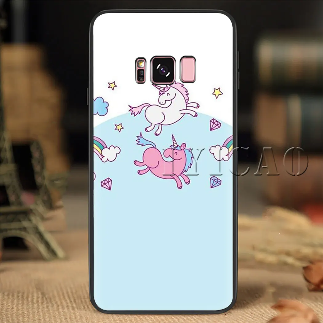 Единорог Мягкий чехол для samsung A10 20 30 40 50 60 70 A20E | Мобильные телефоны и аксессуары