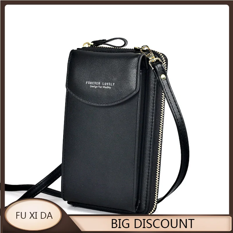 

Мобильный телефон сумка через плечо для женщин сумка через плечо из искусственной кожи 2021 Супермодная ручная сумка Портмоне держатель для ...