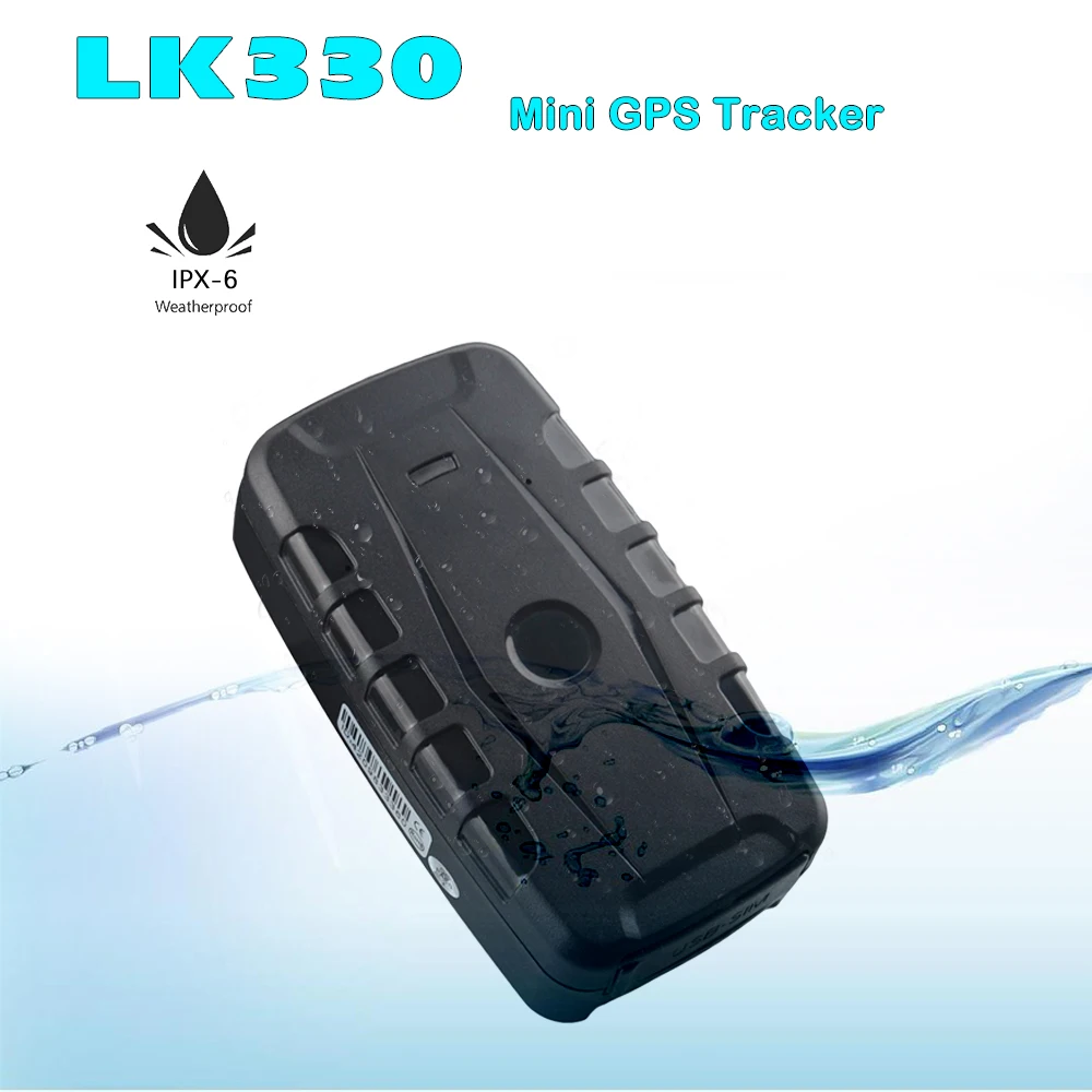 LK330 автомобильный gps локатор GSM GPRS слежения за автомобилем с 16000 мАч батареей 5 лет
