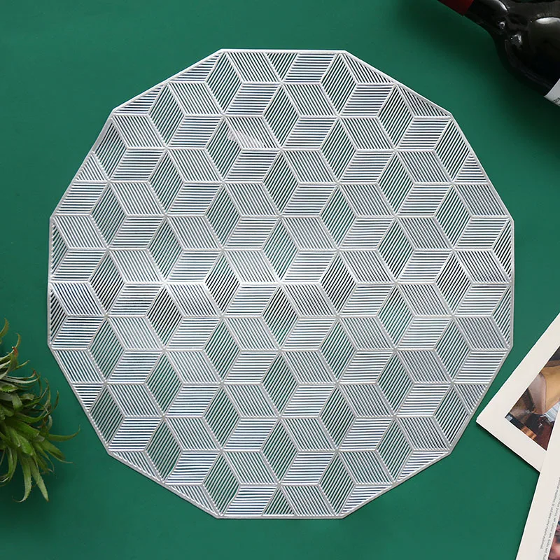 Ромб с соединением внакрой для ПВХ полые uf фильтром циновка таблицы 6/4 шт.