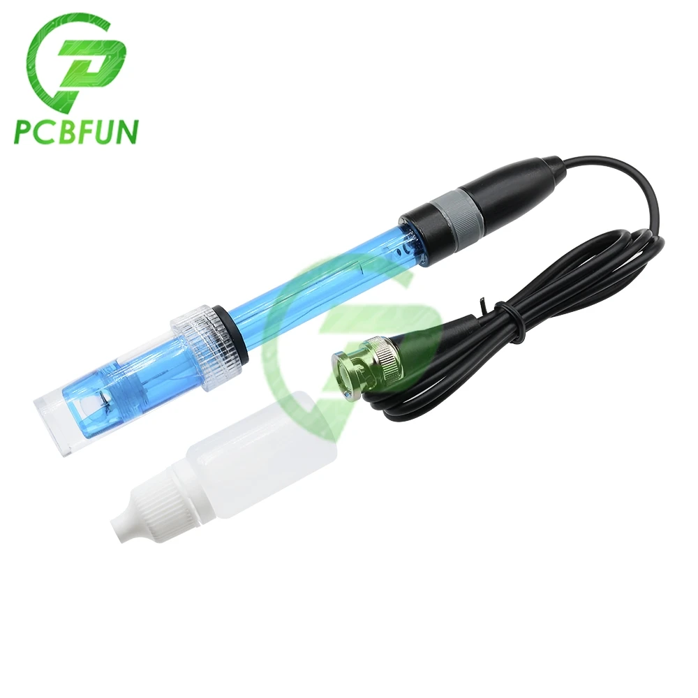PH Electrode Probe BNC Connector Controller Meter Sensor Range 0-14 pH for Aquariums Hydroponics Laboratory Detect Medidor | Электронные