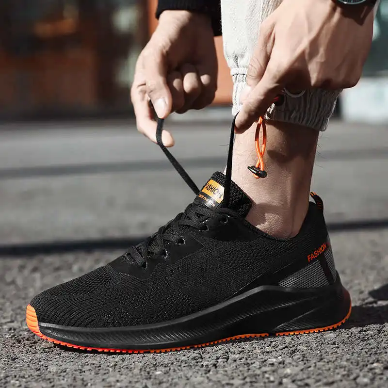 

Кроссовки для бега, красная спортивная обувь, резиновая износостойкая Мужская зимняя обувь, кроссовки для похудения, спортивные мужские бр...