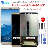 for huawei mate 10 lcd displaytouch screen digitizer assembly replacement frame for 5 9 inch huawei mate10 alp l09 l29