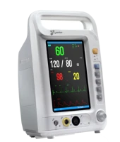 multi parameter icu patient monitor pulse rate blood pressure temperature oximeter health care medical equipment yk8000a
