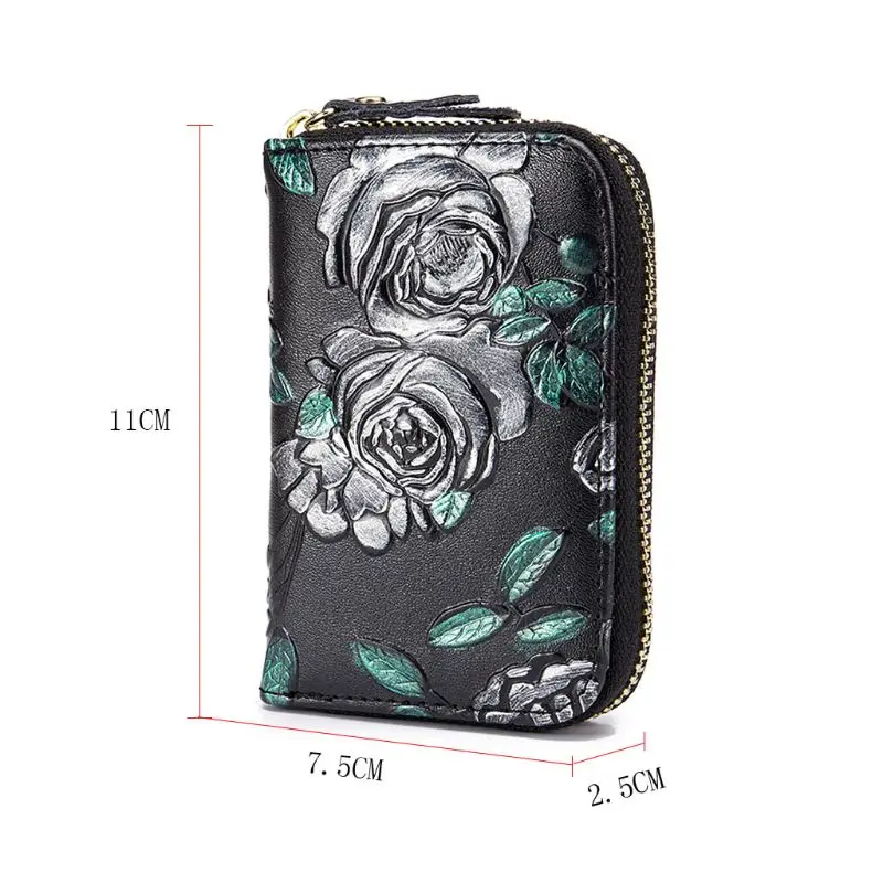 

Women Gilrs PU Credit Cards Holder Case RFID Blocking Wallet Mini Purse New 2021