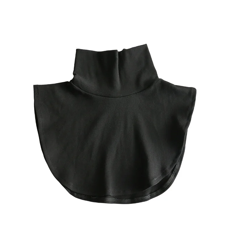 

Cotton Fake Turtleneck Women Roll Collar Blouse Detachable Shirt Sweater Women Lapel Blouse Top Stripe Warm False Collar