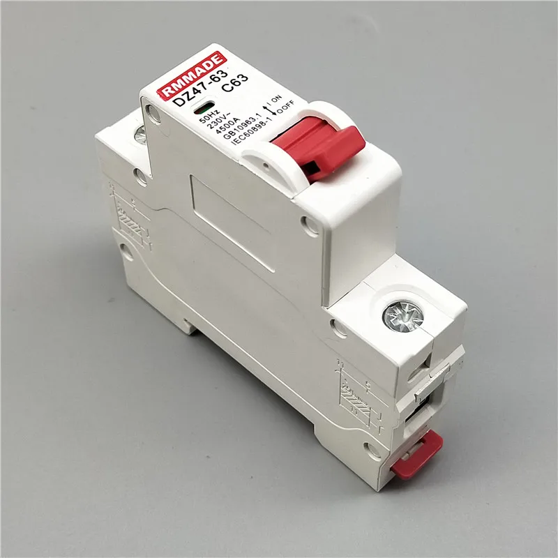 AC220V 400V DZ47 63 1P миниатюрный автоматический выключатель домашний воздушный