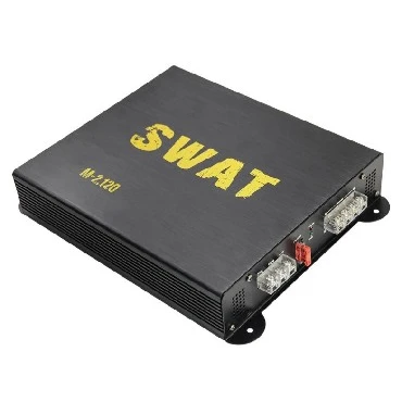 Усилитель SWAT M-2.120 (мощность 180 Вт/2 Ом мостовой режим усиления баса (bass boost) системы