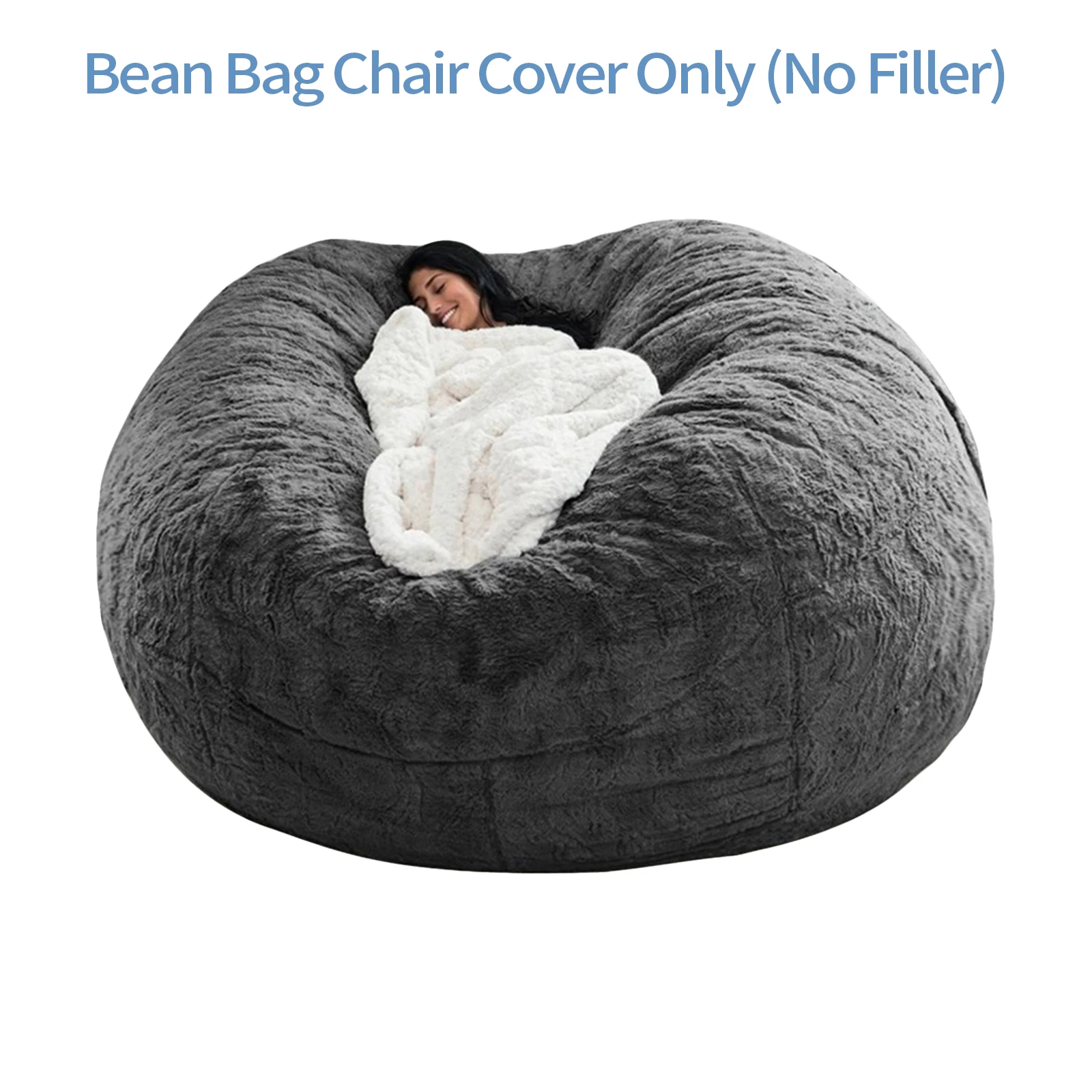 Чехол для кресла (без наполнителя) моющийся ультрамягкий Меховой чехол из ПВ