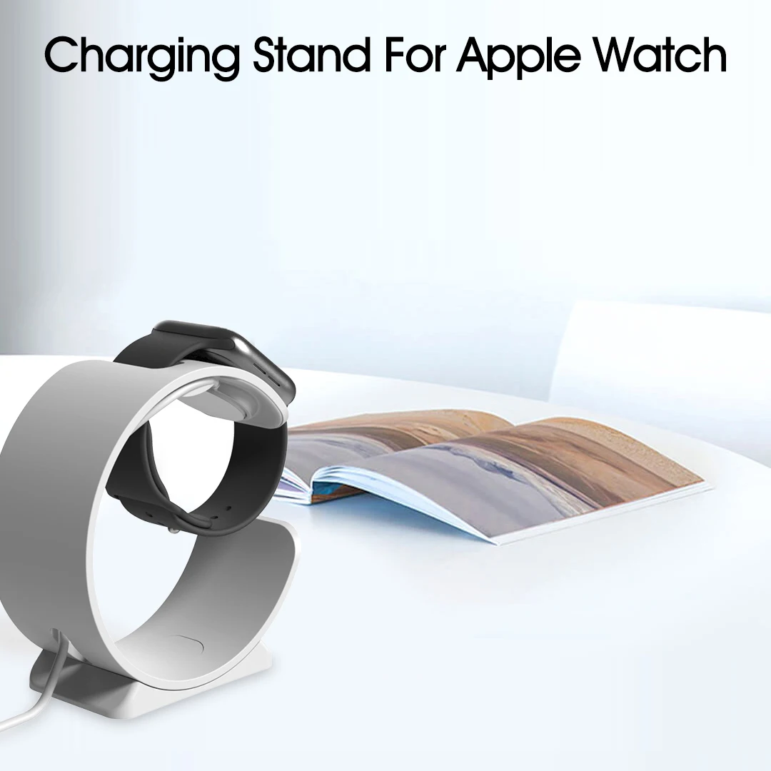 Мини зарядная подставка для Apple Watch док станция iWatch серии 1/2/3/4/5/6/SE настольный
