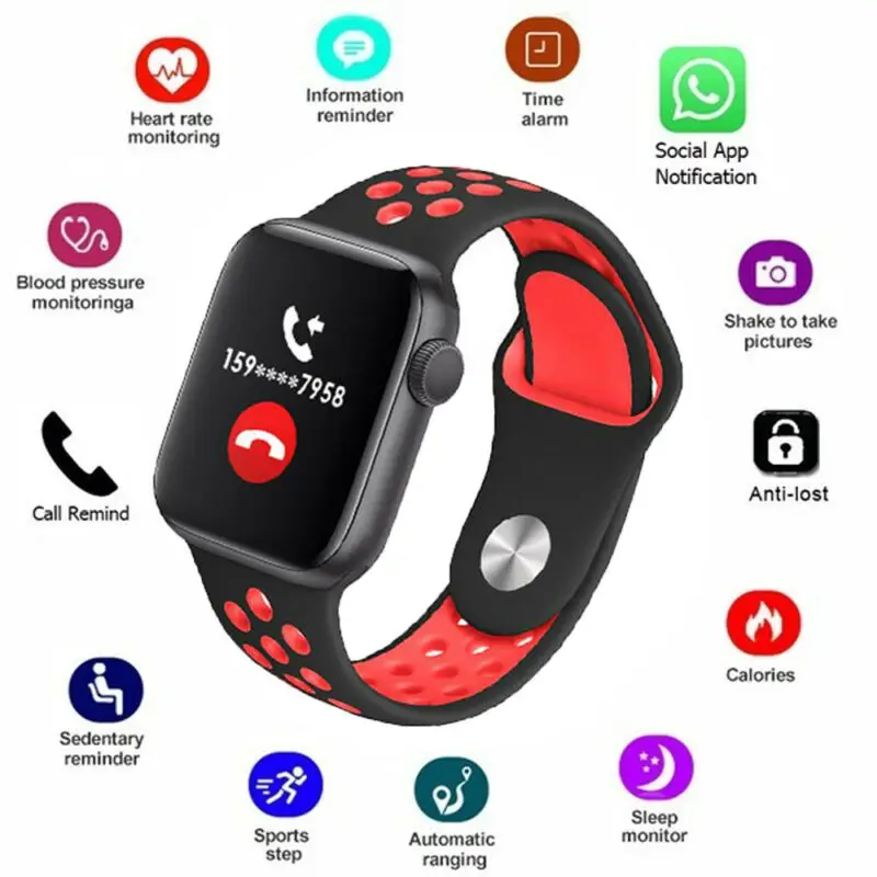 

Водонепроницаемый W5 Шагомер монитор сна температурный браслет цифровые Смарт-часы фитнес-трекер