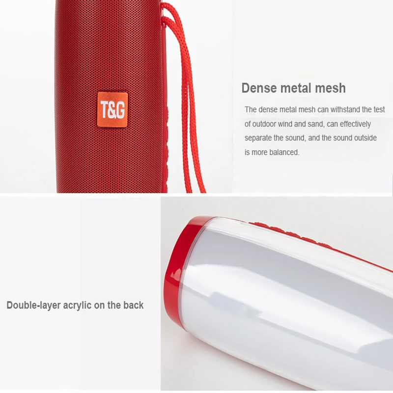 Мощная портативная Bluetooth Колонка s Беспроводная колонка светодиодный