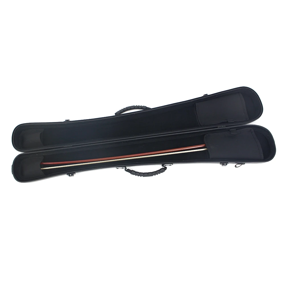 High Quality PC Material Double Bass Bow Hard Case for Two Items  4/4 enlarge