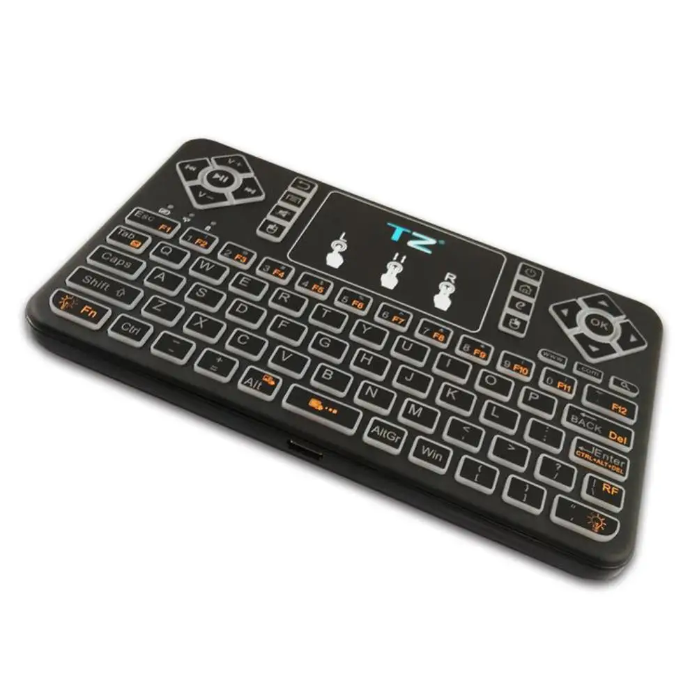 Q9s Bluetooth Беспроводная мини клавиатура крутая красочная подсветка с тачпадом Q9 Air
