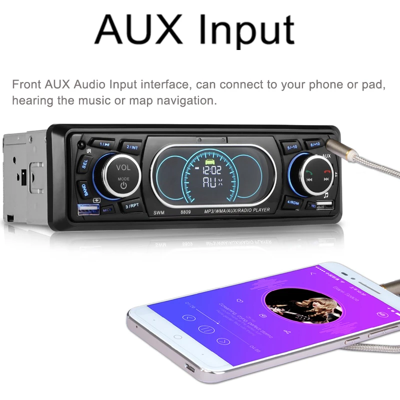 Автомагнитола LTBFM с двойным USB и Bluetooth 1 Din автомобильная магнитола Автомобильный