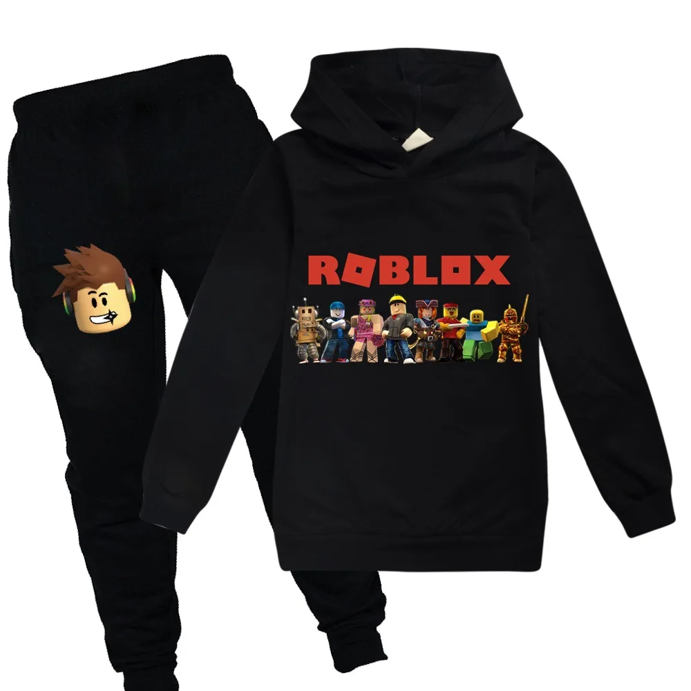 2021 Robloxing спортивный костюм детская одежда для мальчиков Мультяшные толстовки и