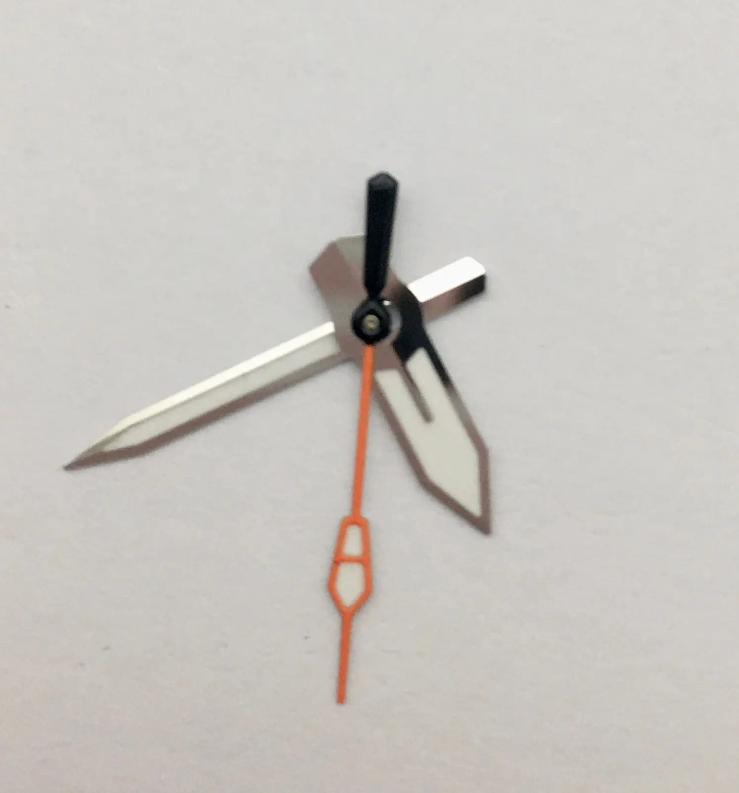 

Watch Accessories Silver Watch Hand Green Luminous Pointer Suitable for NH35 NH36 Movement