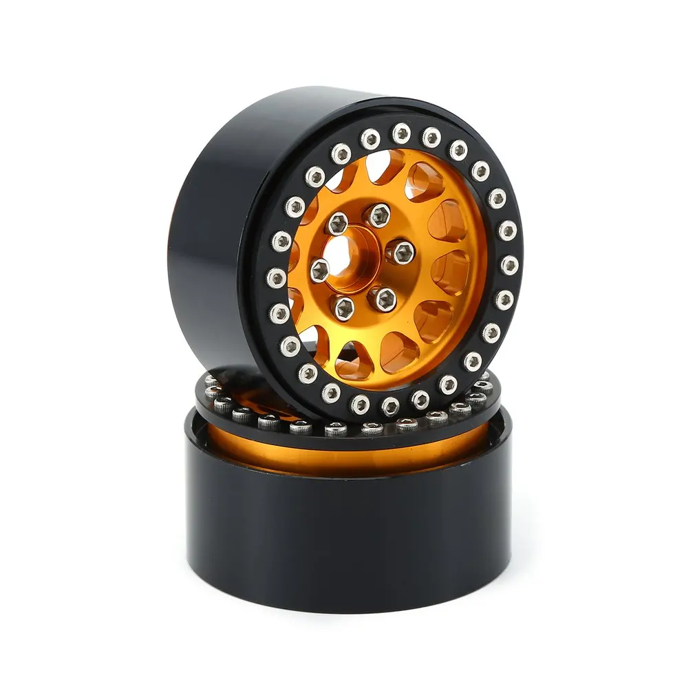 

4PCS 1.9 Metal Beadlock Wheel Rim for 1:10 RC Crawler Traxxas Hsp Redcat Rc4wd Tamiya Axial Scx10 D90 Hpi Tire Accessories